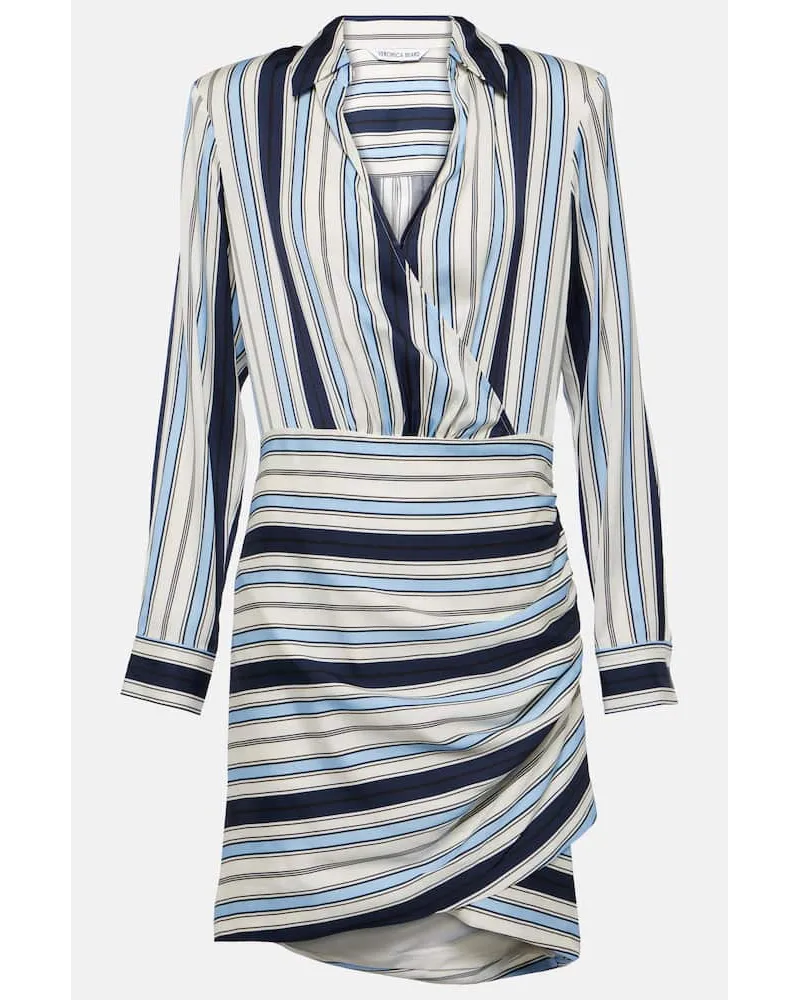 Veronica Beard Abito midi Kadie in misto seta Multicolore