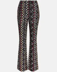 Missoni Pantaloni flared in misto lana Multicolore