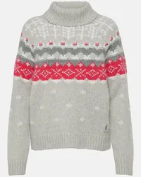 Bogner Dolcevita Samia Fair Isle in cashmere Grigio