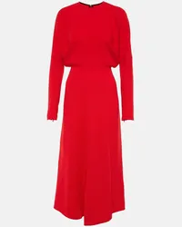 Victoria Beckham Abito midi Dolman Rosso