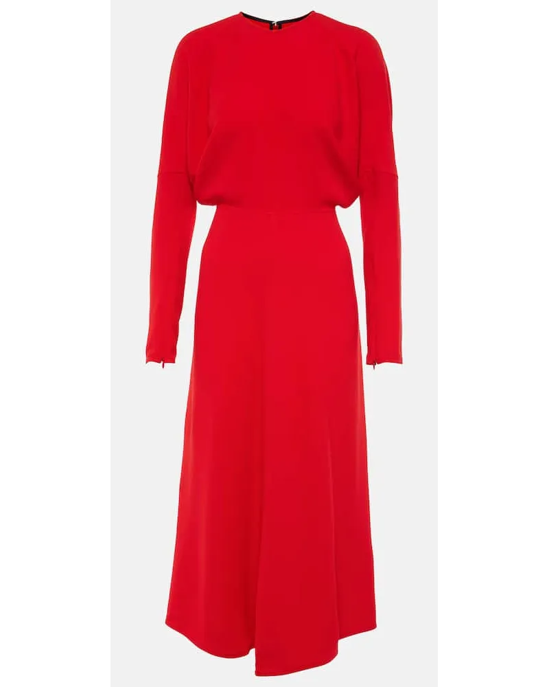 Victoria Beckham Abito midi Dolman Rosso