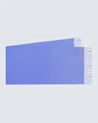 Acne Studios Sciarpa Canada in lana Blu