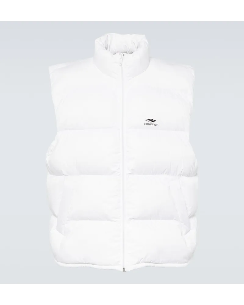 Balenciaga Gilet da sci imbottito 3B Bianco