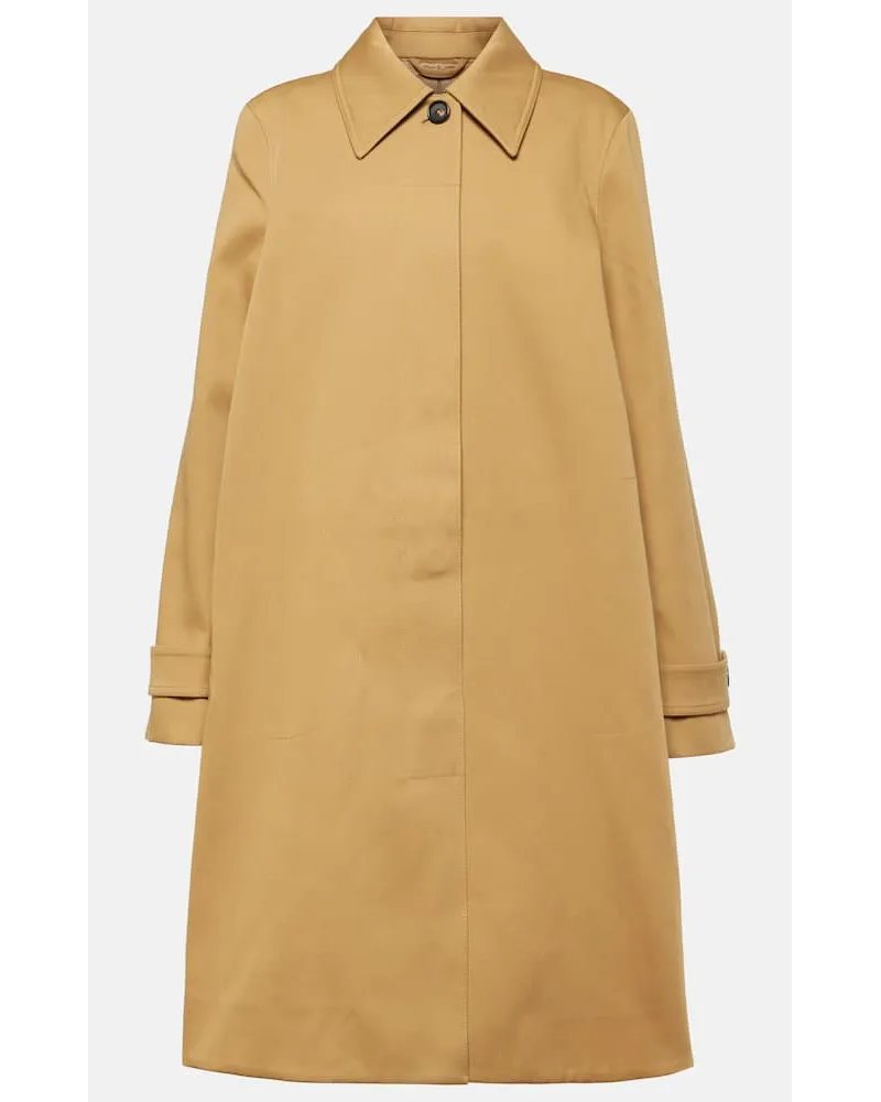 Totême Trench in cotone Marrone
