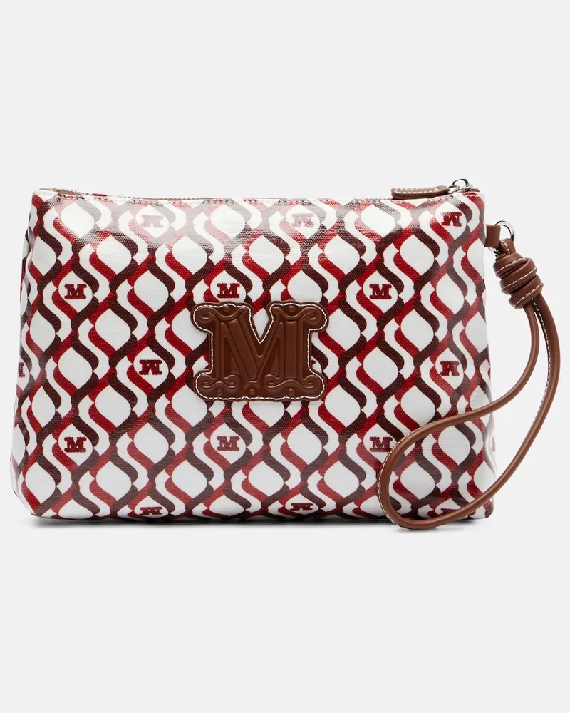 Max Mara Bustina Tazzina Small in canvas Multicolore