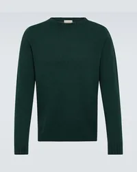 John Smedley Pullover Norfolk in lana e cashmere Verde