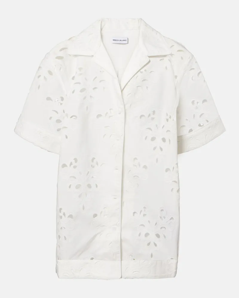 Rebecca Vallance Camicia Artesan in misto cotone Bianco