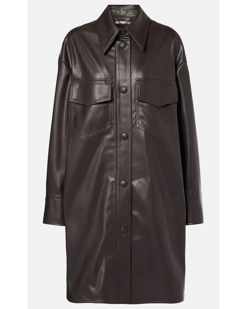 Stella McCartney Camicia oversize Marrone