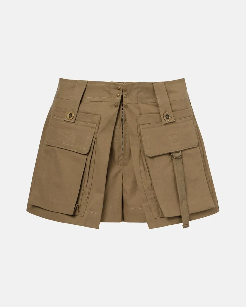 Isabel Marant Shorts Barta in cotone Verde