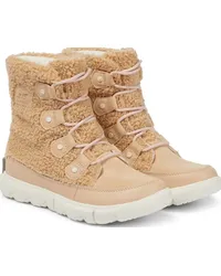 Sorel Stivaletti Joan in shearling Beige