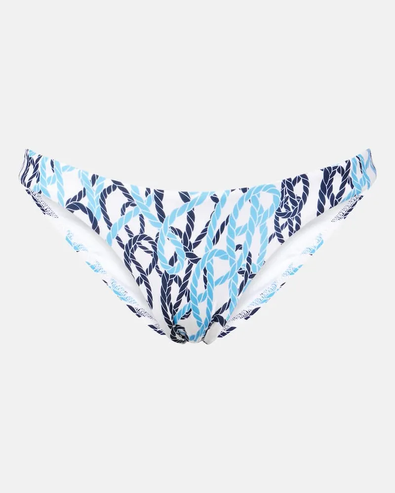 Melissa Odabash Slip bikini Liguria con stampa Blu