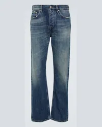 Burberry Jeans regular a vita media Blu