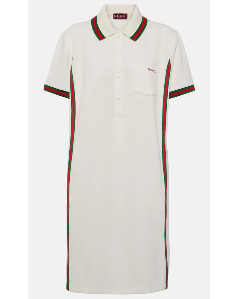 Gucci Miniabito in piquÃ¨ di cotone Bianco