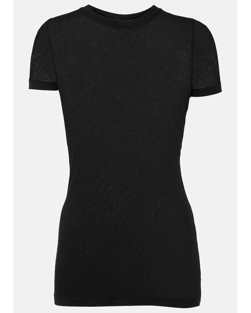 WARDROBE.NYC T-shirt in jersey di cotone Nero