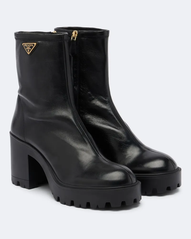 Prada Stivaletti in pelle Nero