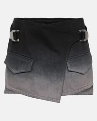 Dion Lee Minigonna a portafoglio Utility in denim Nero