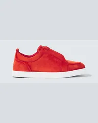 Christian Louboutin Sneakers Jimmy in suede Rosso