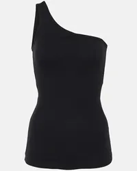 Isabel Marant Top monospalla in cotone Nero