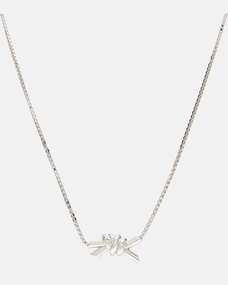Bottega Veneta Collana Knot in argento sterling Argento