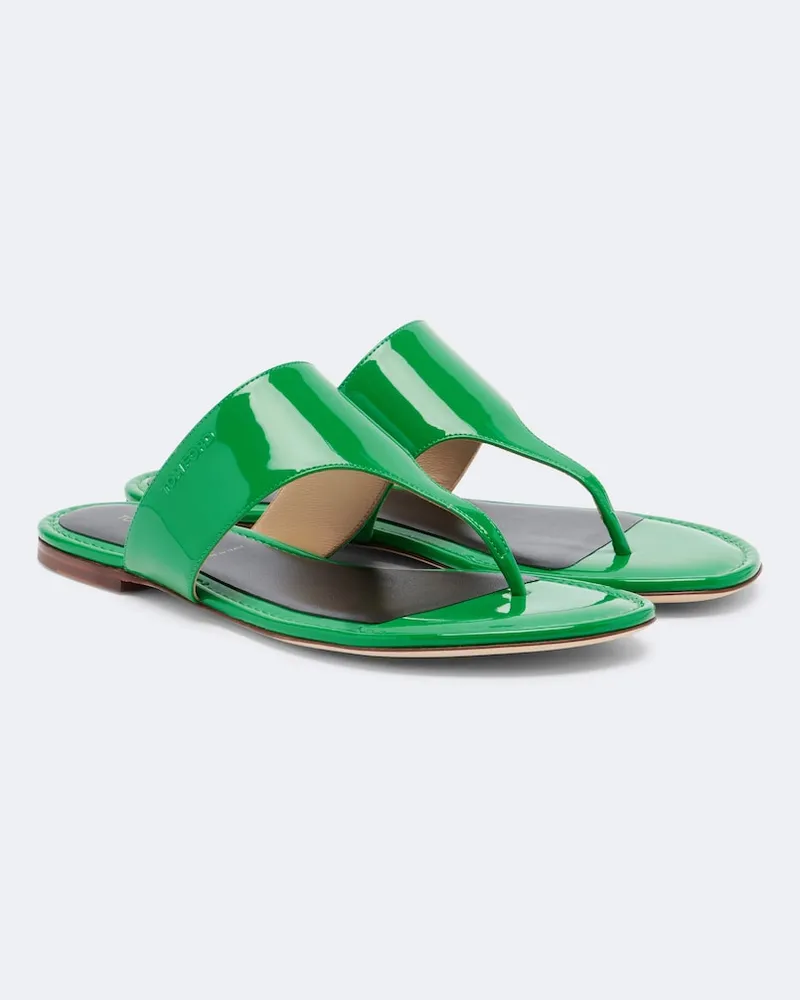 Tom Ford Sandali infradito in vernice Verde