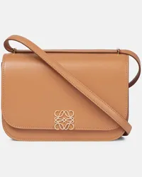 Loewe Borsa a spalla Goya Small in pelle Marrone