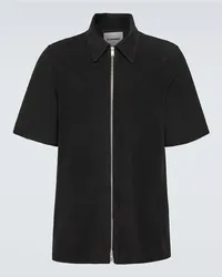 Jil Sander Camicia in misto cotone Nero