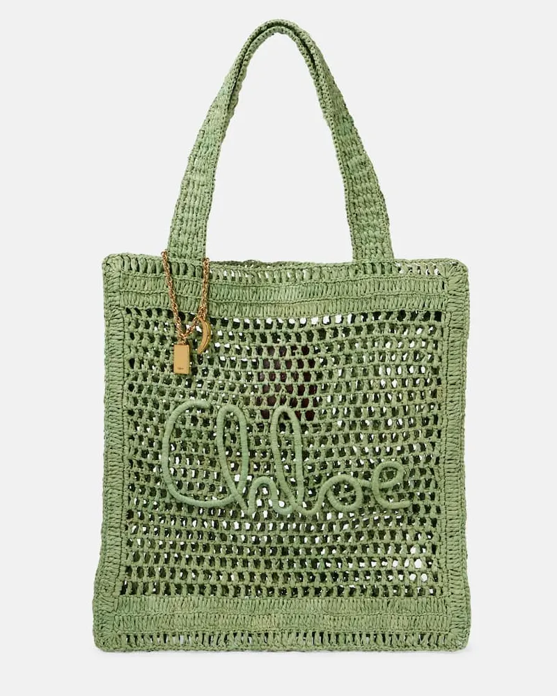 Chloé ChloÃ© Borsa Summer Banana in crochet Verde
