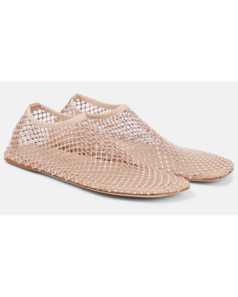 Christopher Esber Slippers Minette con cristalli Rosa