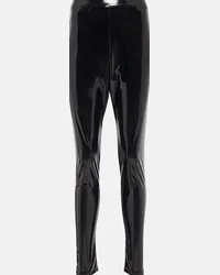 Alexandre Vauthier Leggings a vita alta Nero