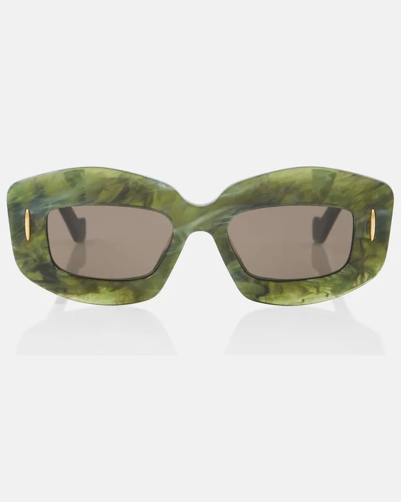 Loewe Occhiali da sole Screen Anagram Verde