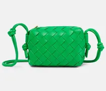Bottega Veneta Borsa Candy Loop Camera Bag in pelle Verde
