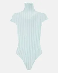 Alaïa Alaïa Body a righe Bianco