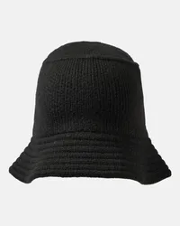 The Row Cappello da pescatore Burke in cashmere Nero