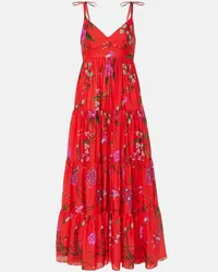 Erdem Abito midi in misto cotone Multicolore