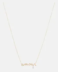 PERSEE Persée Collana Around the Words in oro 18 kt con diamante Oro