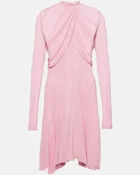 Isabel Marant Abito midi asimmetrico Rosemagd Rosa