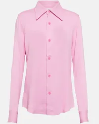 AMI Paris Camicia in crêpe Rosa