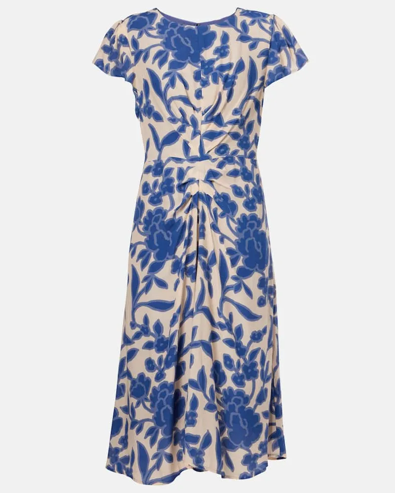 Velvet Abito midi in crÃªpe con stampa floreale Multicolore