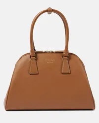 Prada Borsa Medium in pelle Saffiano Marrone