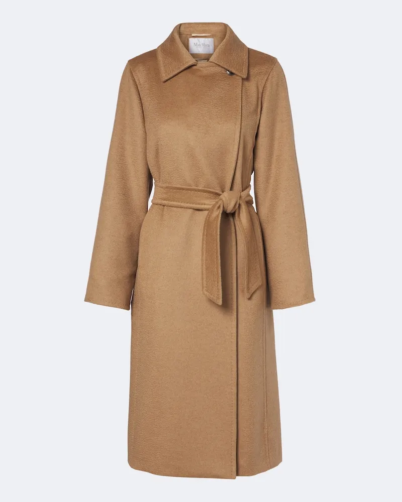 Max Mara Cappotto Manuela Icon in cammello Marrone