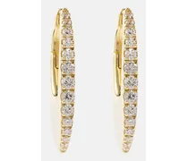 Orecchini Lulu Medium in oro 18kt con diamanti