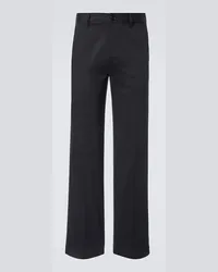 AMI Paris Pantaloni chino in cotone Nero