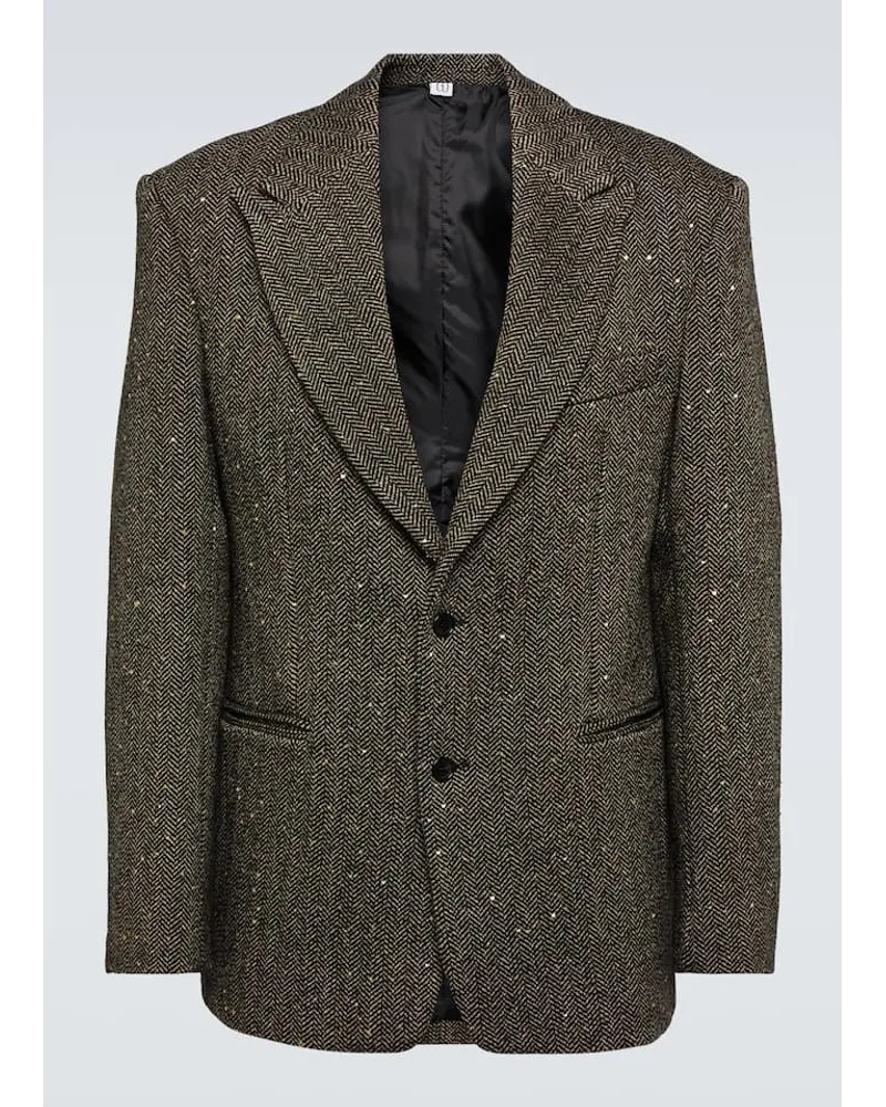 Winnie NYC Blazer monopetto in misto lana Nero