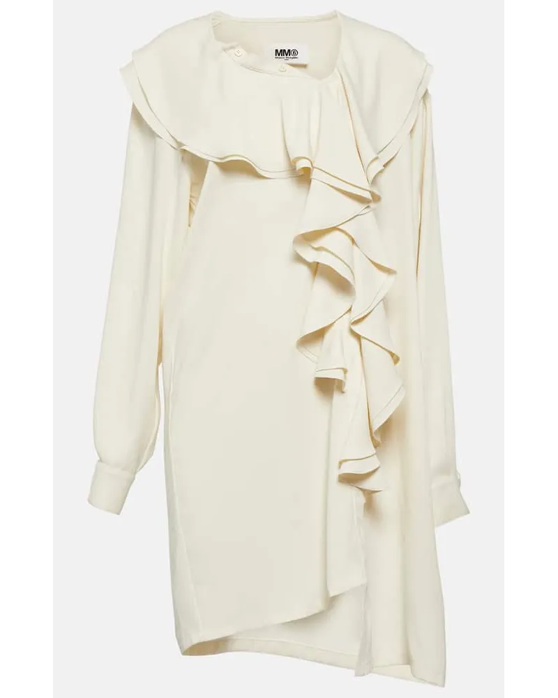 Maison Margiela Miniabito con volant Neutro
