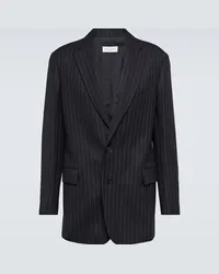 Dries van Noten Blazer Blunt in lana Blu