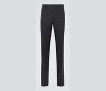 Comme des Garçons Homme Deux Pantaloni sartoriali in lana a quadri
