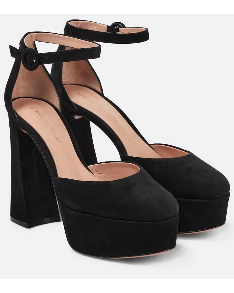Gianvito Rossi Pumps Holly Dâorsay in suede Nero