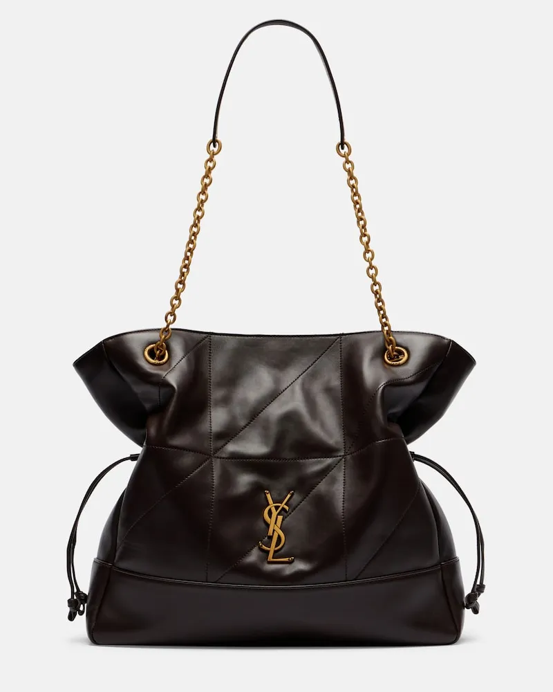 Saint Laurent Borsa a spalla Jamie Medium in pelle Marrone