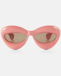 Loewe Occhiali da sole cat-eye Inflated Rosa