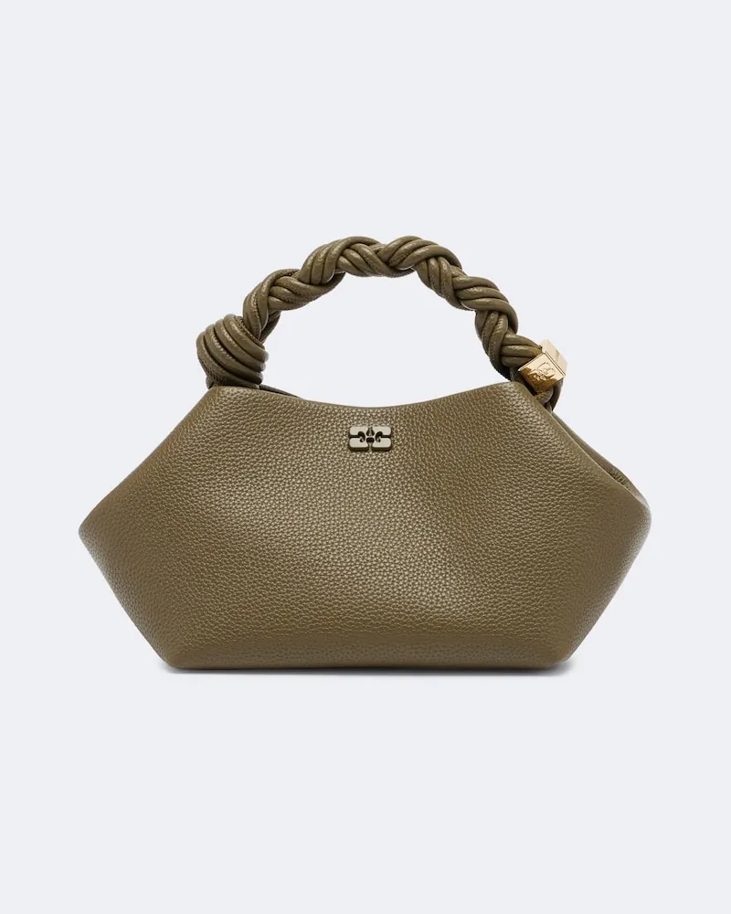 Ganni Borsa a mano Bou Small Verde